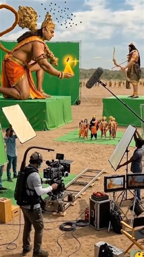 🚩 Grand Set Par Shuru Hui “Ramayan” Ki Shooting | Epic Scene Leak 😱 | Jai Shree Ram 🔥 #shorts