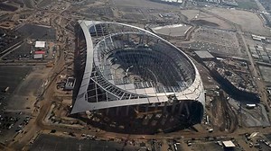 Inside look: L.A.'s SoFi Stadium construction 85% complete