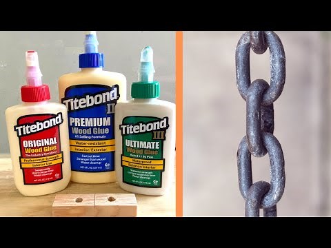 UNEXPECTED! Strength Tests of Titebond Wood Glues
