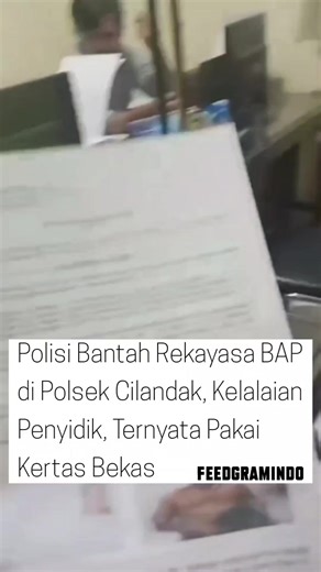 Polda Metro Jaya buka suara terkait prosedur pemeriksaan dalam penanganan perkara penganiayaan di Polsek Cilandak yang sempat menjadi perhatian publik. Penjelasan ini sebagai upaya memberikan pemahaman yang utuh dan proporsional kepada masyarakat. Kabid Humas Polda Metro Jaya Kombes Budi Hermanto menjelaskan, dalam proses pemeriksaan, penyelidik sempat mencetak berita acara interogasi menggunakan kertas bekas semata-mata untuk keperluan koreksi awal oleh pihak yang diperiksa. Setelah dilakukan k