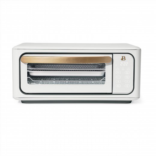Beautiful Infrared Air Fryer Toaster Oven, 9-Slice, 1800 W, White Icing by Drew Barrymore