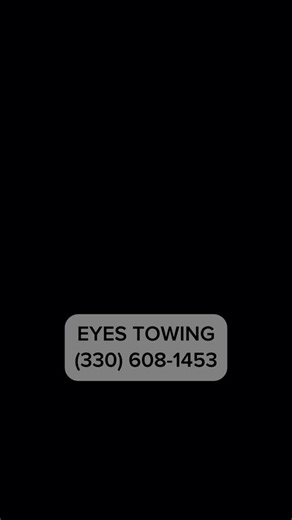 Need towing? We are here 24/7. Call (330) 608-1453 or visit our website eyestowing.com ( Link in Profile) #24hourservice #towingservice #24hourtowing #northeastohio #supportlocal | Eye’s Towing | Facebook