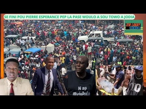 Pep La devore Pierre Esperance Jodia, Muscadin Jwenn Jistis li jodia ann gade