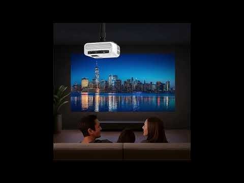 Encased 1080P Mini Projector Unboxing and Full Performance Test