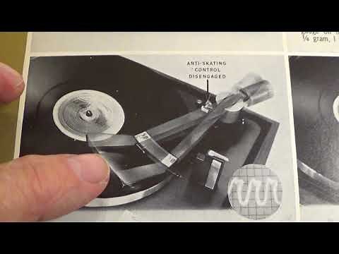 1964 GARRARD Lab-80 (Anti-Skate) Turntable Test Disc...VINYL