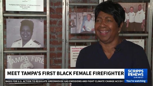 Trailblazer Betty Coleman: Tampa's first Black female firefighter
