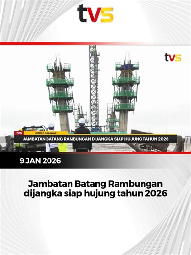 Timbalan Menteri Infrastruktur dan Pembangunan Pelabuhan Sarawak, Ir. Aidel Lariwoo, berkata walaupun mengalami sedikit kelewatan sebelum ini, projek bernilai RM82 juta itu telah mencapai tahap pelaksanaan 64.95 peratus dan masih mengikut jadual yang ditetapkan. 📱 Strim live di tvsarawak.my atau di aplikasi TVS Inspire, MYTV Mana-Mana, Unifi TV dan Astro GO sekarang! Muat turun di App Store dan Play Store sekarang! #TVS122 #TVSNews #TVSarawak #TrendingNewsMalaysia #BeritadiTikTok