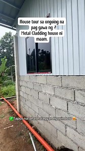 26K views · 132 reactions | House tour muna sa Metal Cladding house ni maam.. Day 24 palang pero malapit nang matapos. #fyp #makeitviral #trendingpost #metalcladding #house #trendingnow #viralpost2025シ #fypreelsシ゚viralシ #fypviralシ | カストロ メートル ライアン | Facebook