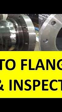 Pipe to flange fit up and inspection