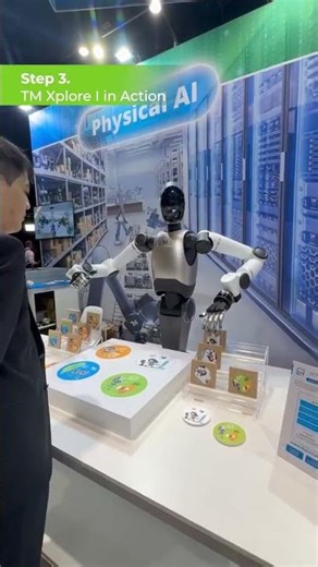 Check out how the TM Xplore I brought the future of automation to life at GTC 2026 ✨✨ #techmanrobot