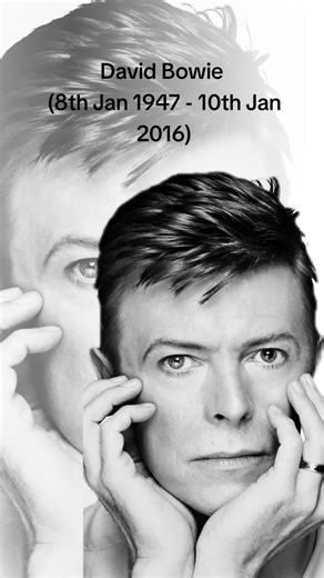 David Bowie (8th Jan 1947 - 10th Jan 2016) #underpressure #davidbowie #Queen #fyp