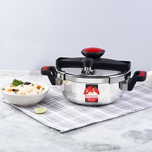Watch Wonderchef Easy Lock Pressure Cooker 3L on Amazon Live
