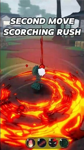 Sun V2 BREATHING SHOWCASE (Weak Legacy 2) #demonslayer #roblox #hungergamestiktok