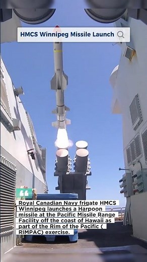 Canadian Navy Shines in RIMPAC Exercise with Successful Harpoon Missile Launch