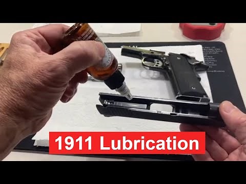 How to Lubricate a Kimber 1911 Pistol. Kimber Pro Carry II and most other 1911 Models #1911 #kimber