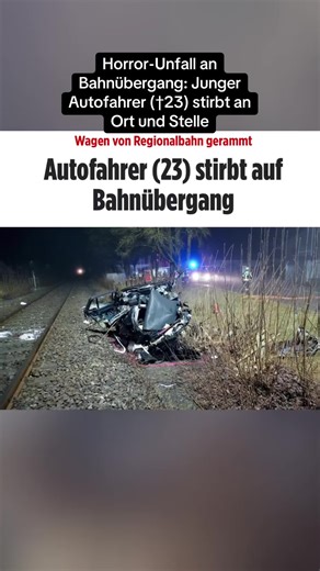 Schwerer Zugunfall in Baden-Württemberg: Autofahrer stirbt