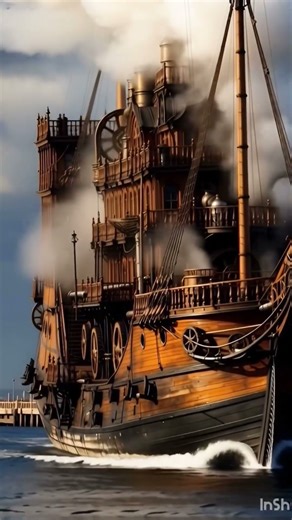 Steampunk ship #steampunk #ship