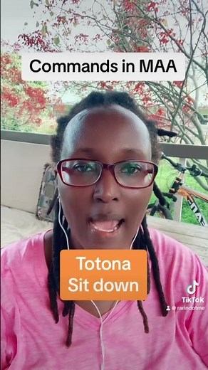 Commands in Maa: Let’s learn commands in Maa #learnmaa #learnmaasai #learnlanguages #mas #maasai