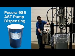 Pecora 985 Two Component Structural Silicone | Automated Dispensing via AST Pump