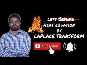Heat equation full process || by Laplace transform