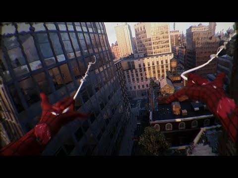 Marvel's Spider-Man (PC) - Web Swinging in First Person Mode (Does slow motion even make us sick?)