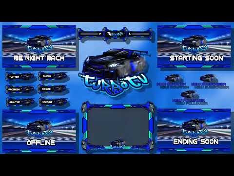 Animated Twitch Overlay I Made for a Client 🔥 | Stream Design Showcase