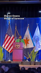 That’s our Mayor! ❤️ This is from last night’s State of the City Address. Sorry for the shaky video half way through, I stood up to clap. #syracuse #syracusehistory | SyracuseHistory