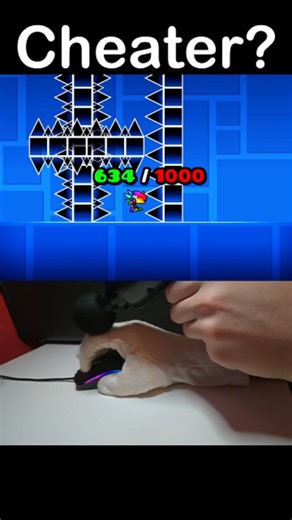 Anil GD on Instagram: "Cheater vs Spam Trap in Geometry Dash #geometrydash #trending #viral #reel"