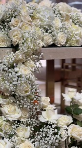 POV you got your wedding flowers from ShopRite by Inserra Supermarkets. And your whole wedding looked like it walked straight out of a fairy tale. 😍 The ShopRite Inserra Floral Team had the absolute honor of partnering with Finding Francesca for a flower-filled celebration that dreams are made of, full of cascading roses, delicate white blooms, and magical touches at every turn. 💐 From the bridal bouquet to the ceremony fireplace and aisle, every petal was perfectly placed to tell their love s