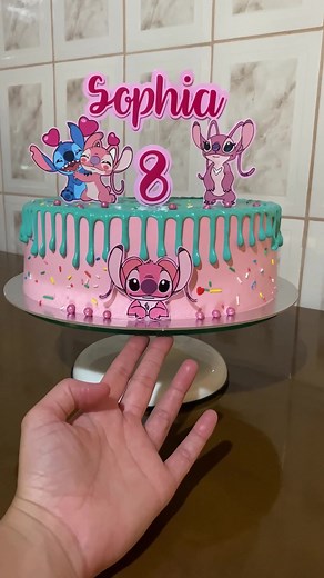 Bolo Stitch Decorado para Aniversário