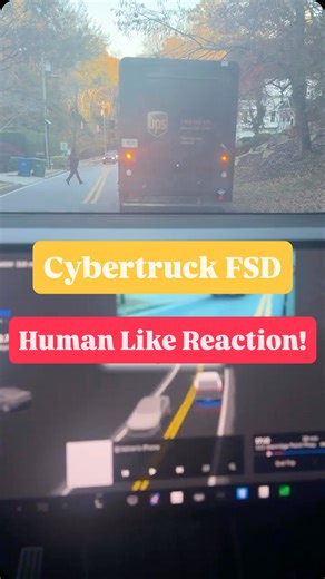 Adrian Gonzalez on Instagram: "Cybertruck FSD Shows Next-Level Reasoning—Watch Closely! #agsquared #tesla #cybertruck #fsd"