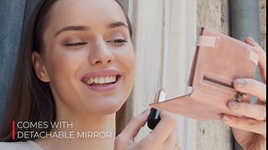 TRUSADOR Marseille Rfid Leather Wallet for Women and Men Includes ID Window, Detachable Mirror, Holds Bills, Cards, Includes Coin Pocket, Holds Cash (Carbon)