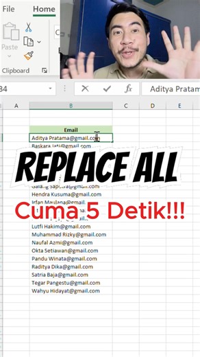 Automatic Replace All Tutorial in Microsoft Excel✨