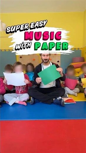 This Paper Trick Teaches Kids Real Rhythm Patterns #musicclass #learning #easy