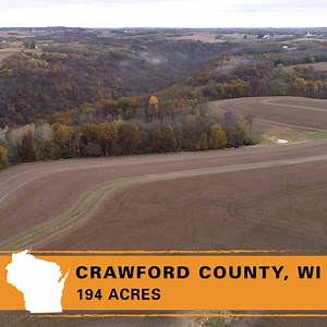 NEW LISTING! Home on 194 acres for sale in Crawford County, WI. $950,000 - Unbelievably maintained 3 bed 3 Full bath home with multiple outbuildings - Fully Functioning Farm Operation - 6.9 Miles of Maintained Trails for great access through the entire property - GSI Grain bin w/ 20,000 B/u Holding capacity - +/- 106 Acres Tillable with great income potential - World Class Deer Hunting right outside your front door View the listing ► bit.ly/2NzW49a Contact Zack Sisk - LandGuys Broker - Northeast