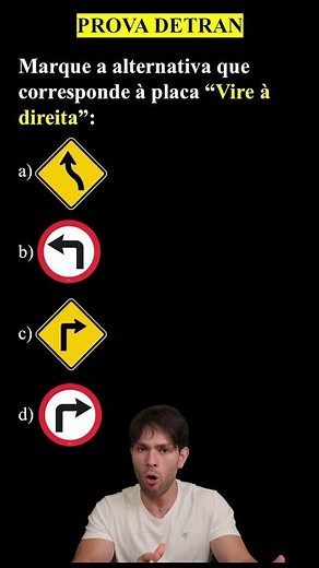 Detran Practice Test - Exam Question - Traffic Signs