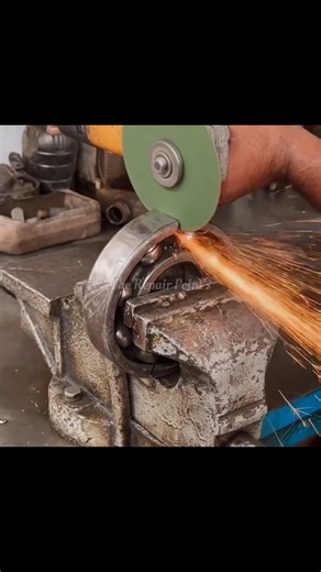 Repair Point's on Instagram: "How to Rebuild Broken Ball Bearing Where New One is not Available in the Market ⚙️🔧 #repairing #recycling #mechanic #restoration #nutbolts #workshop #pinjoint"