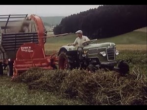 Fendt Werbefilm 60er Jahre (Teil 12) Farmer 2 Gras/Mais Häckseln (Esterer / Picolo)