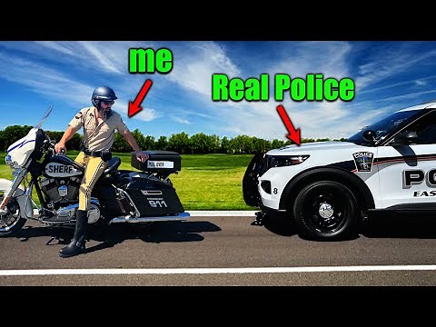 I got Pulled over by the REAL POLICE