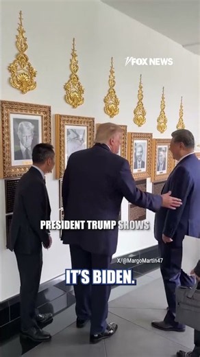SEE IT: Trump shows Xi Biden's autopen display at White House #shorts