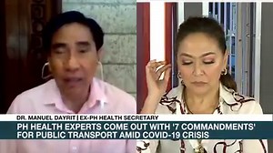 19K views · 54 reactions | It is "possible" to go below the 1-meter physical distancing rule recommended by the WHO but other #COVID19 protocols such as wearing face mask, face shield and no talking must be enforced, said former health secretary Manuel Dayrit. | ANC 24/7 | Facebook