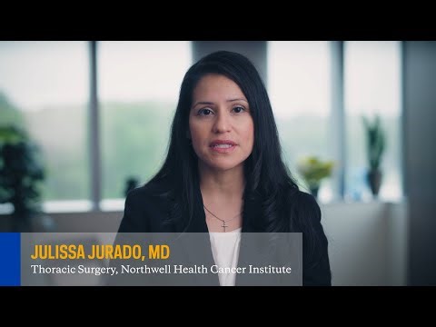 Lung cancer robotic surgery at Northwell Health