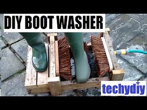 How to make a diy boot cleaner washer scrubber