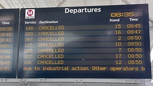 Bus cancellations add to travel disruption in Wakefield, West Yorkshire