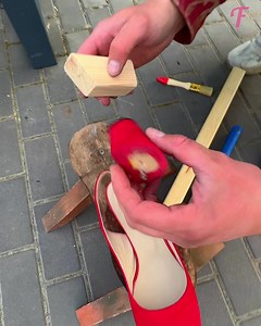 After accident and repair, woman's shoes look better than new. | Fabiosa Life