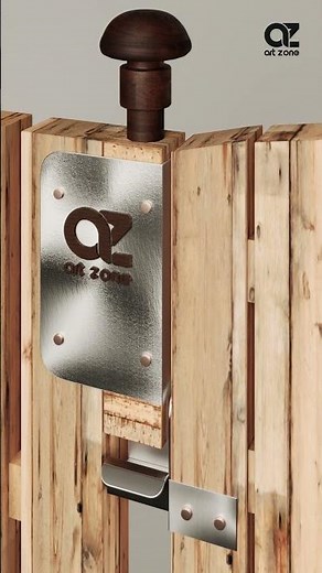 Self-Closing Dual-Sided Gate Latch with Lock for Enhanced Security and Convenience