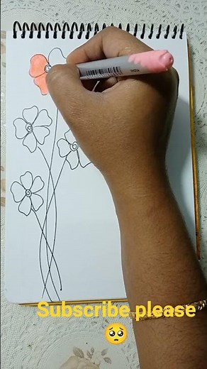 Simple Outline Design For Project #shorts #art #youtubeshorts