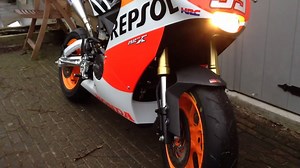 Repsol Honda!! This bike and video we made a few years back. Honda MSX125 with MRX bodywork and lots of other TYGA parts, painted in the Repsol colors. | Tyga Europe