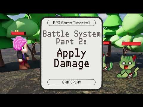 UE5 Battle System Part 2: Apply Damage {RPG Tutorial - GAMEPLAY}