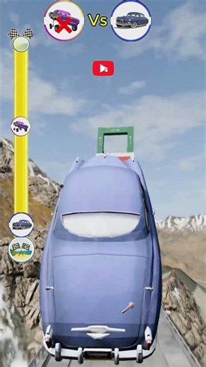 🔥💀 من ينجو من القفزة؟! Lightning McQueen vs Chick Hicks 🌋🚗